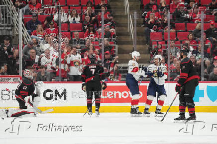 NHL: Stanley Cup Playoffs-Florida Panthers at Carolina Hurricanes