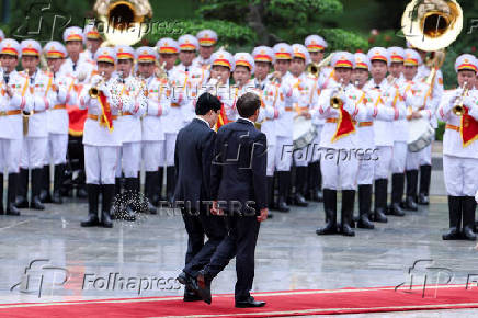 French President Macron visits Vietnam