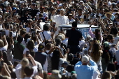 Pope Leo attends his weekly general audience