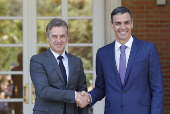 Sánchez y su homólogo esloveno ratificarán su alianza por Gaza y la vía de los dos Estados