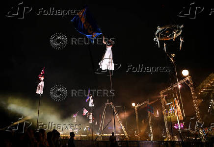 Glastonbury Festival in Britain