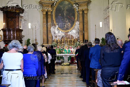 Pope Leo XIV leads Mass at San Tommaso da Villanova parish in Castel Gandolfo