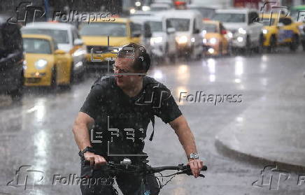Rainy day in Moscow