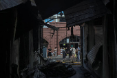 Aftermath of a Russian drone attack in Odesa
