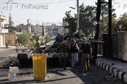 Aftermath of deadly clashes between Druze fighters, Sunni Bedouin tribes and government forces, in Sweida