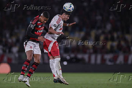 Partida válida pela Copa Libertadores da América entre Flamengo e Internacional