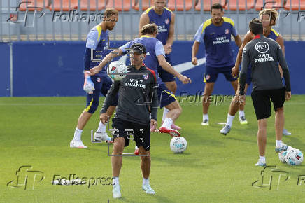 Entrenamiento del Atlético de Madrid
