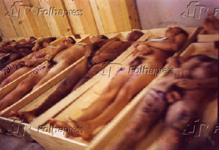 Massacre do Carandiru: corpos dos