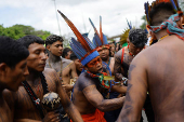 Indigenous people hold Terra Livre (Free Land) protest camp in Brasilia