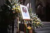 A mass is held in honor of Pope Francis