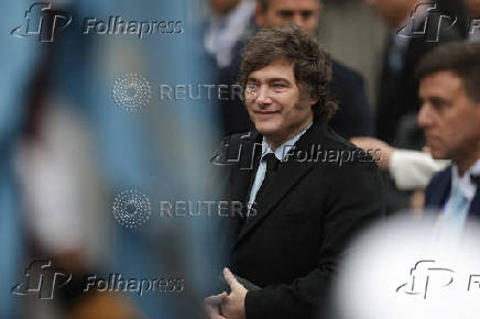Argentina's President Milei attends the traditional Te Deum to mark the anniversary of the May Revolution, in Buenos Aires
