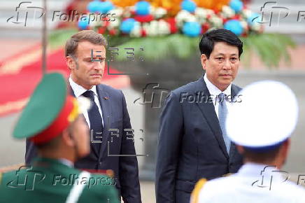 French President Emmanuel Macron visits Vietnam