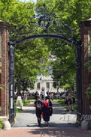 Harvard University Campus in Cambridge Massachusetts