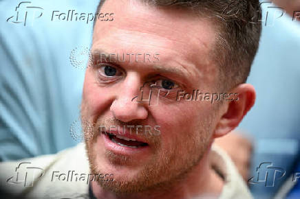 Anti-immigration activist Stephen Yaxley-Lennon at Westminster Magistrates' Court, in London