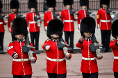 Colonel's review rehearsal for Trooping the Colour, in London