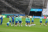 Entrenamiento de la selección brasileña