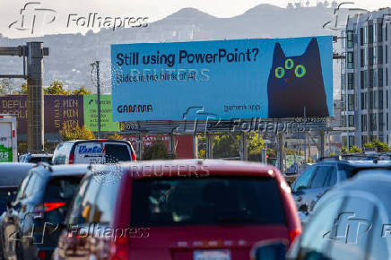 Billboards advertising artificial intelligence services in San Francisco