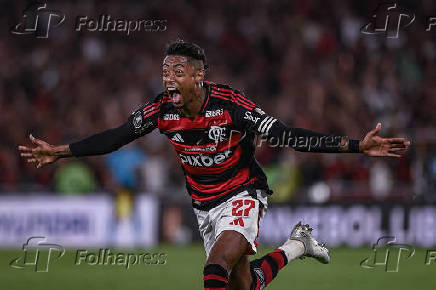 Partida válida pela Copa Libertadores da América entre Flamengo e Internacional
