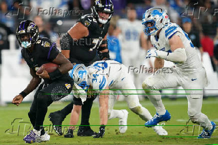 NFL: Detroit Lions at Baltimore Ravens