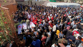 FILE PHOTO: Palestinians mourn medics in Khan Younis
