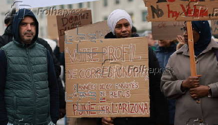 Protest against social reforms of the Belgian government