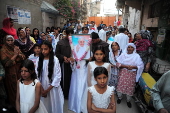 Pakistan's Christian community members attend mass for late Pope Francis