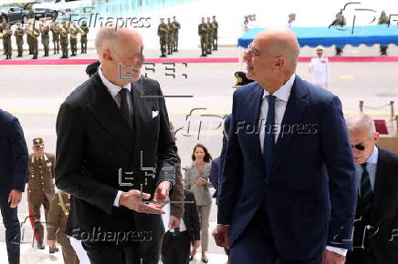 Hungarian Minister of Defense Kristof Szalay-Bobrovniczky visits Greece