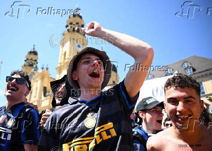 Champions League - Final - Paris St Germain and Inter Milan fans gather in Munich