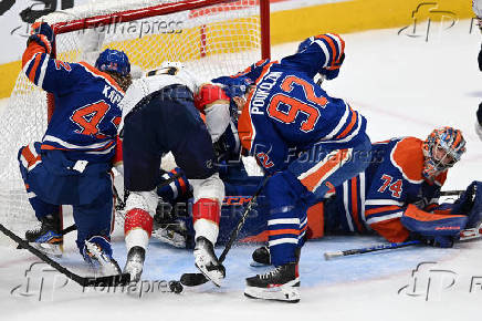 NHL: Stanley Cup Final-Florida Panthers at Edmonton Oilers