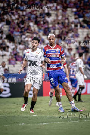 Partida entre Fortaleza e Santos pelo Campeonato Brasileiro
