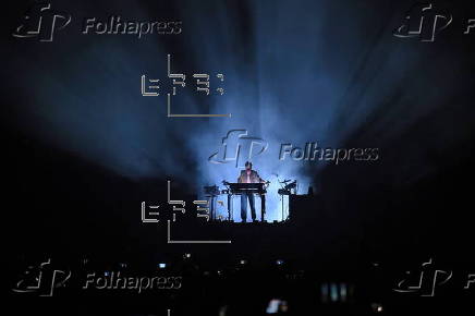 Jean-Michel Jarre in concert in Budapest