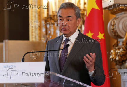 French Foreign Minister Barrot meets with Chinese counterpart Wang Yi