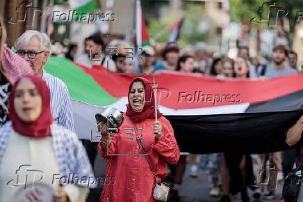 Protest in the Netherlands against famine in Gaza