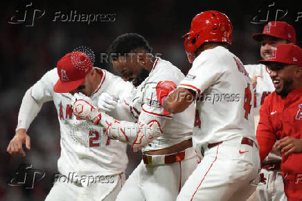 MLB: Los Angeles Dodgers at Los Angeles Angels