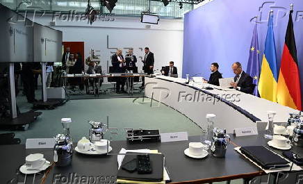 Ukraine's President Zelensky visits Berlin