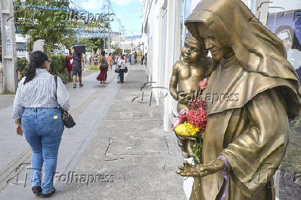Homenagem a Santa Dulce em Salvador - BA