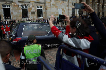 Funeral of Colombian Senator Miguel Uribe Turbay, in Bogota