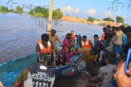 Thousands are evacuated as floods devastate parts of Punjab province