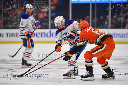 NHL: Edmonton Oilers at Anaheim Ducks