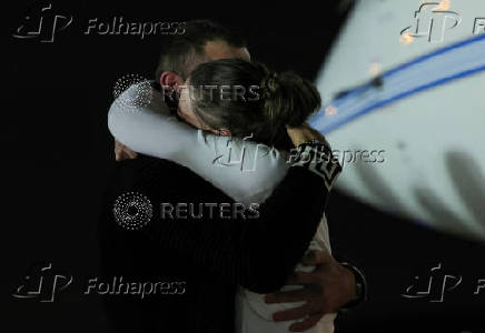Ksenia Karelina Russian-American dual citizen, who was released from detention in Russia, arrives at Joint Base Andrews in Maryland