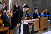 Japan's Crown Prince Akishino attends a memorial Mass for late Pope Francis in Tokyo