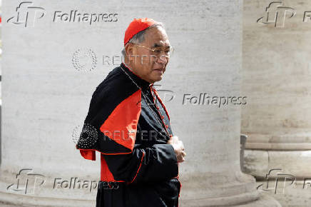 General congregation meeting ahead of the conclave to elect the next pope, as seen from Rome