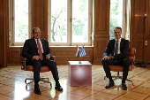 Egypt's President Abdel Fattah al-Sisi meets with Greek Prime Minister Kyriakos Mitsotakis
