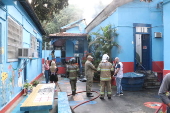 Incêndio destrói escola municipal na tijuca