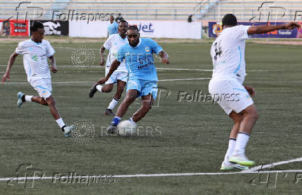 An exhibition match as part of a 