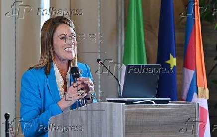 European Parliament President Metsola visits Italy