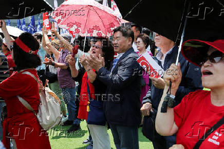 Presidential candidates attend their election campaign rallies