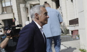 Former presidential candidate Calin Georgescu appears at hearing in Bucharest