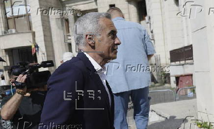 Former presidential candidate Calin Georgescu appears at hearing in Bucharest