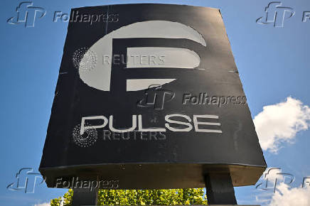 Memorial outside the former Pulse nightclub on the nine-year anniversary of the shooting in Orlando